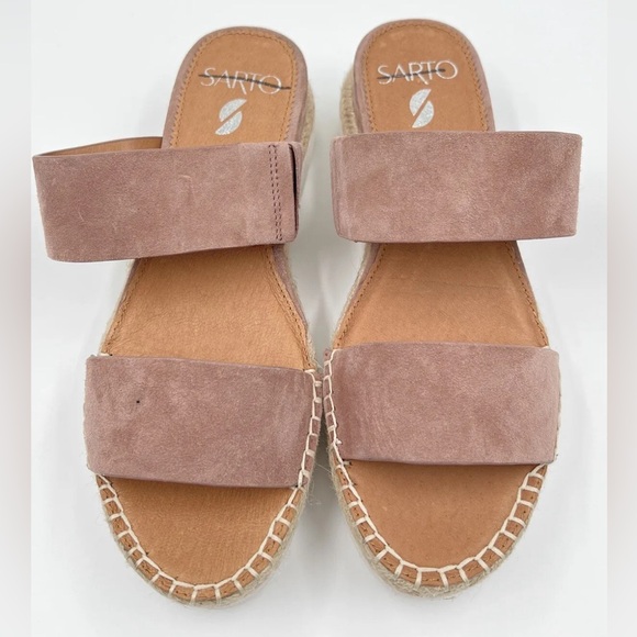 Franco Sarto Leather Sandals 6.5 - Picture 1 of 6